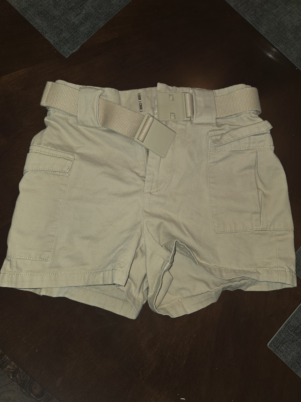 Aritzia TNA Khaki  Shorts with Belt
